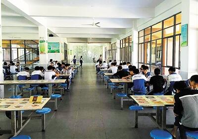 寧?？h知恩中學首家“5H示范食堂”全新面世